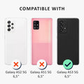 kalibri Hülle kompatibel mit Samsung Galaxy A53 5G Case - Handyhülle mit 2x Glas Schutz Folie - Cover Handyhülle
