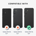 kalibri Hülle kompatibel mit Samsung Galaxy A54 5G Case - Handyhülle mit 2x Glas Schutz Folie - Cover Handyhülle