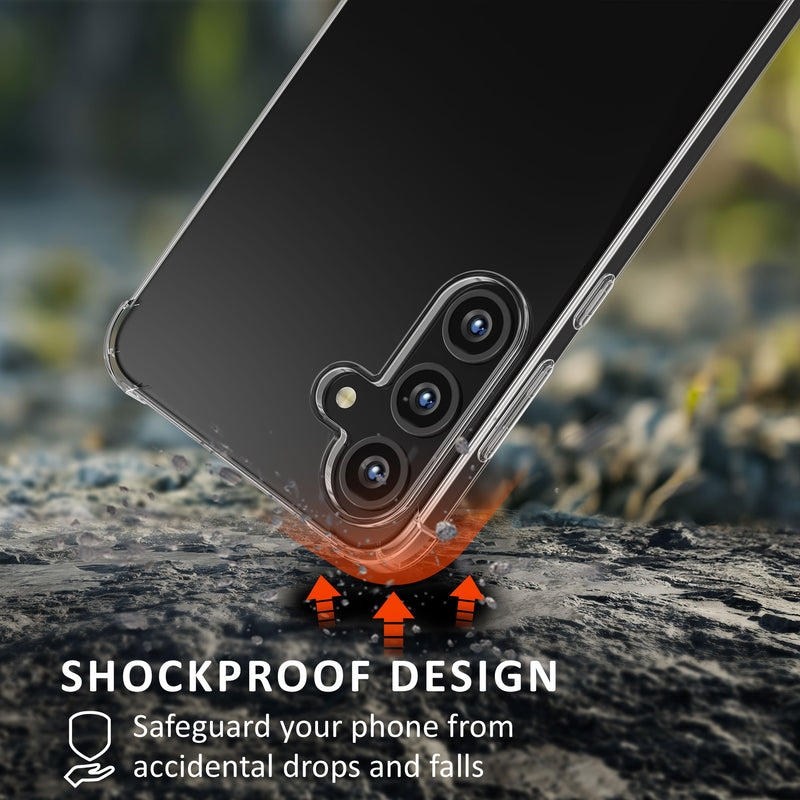 kalibri Hülle kompatibel mit Samsung Galaxy A54 5G Case - Handyhülle mit 2x Glas Schutz Folie - Cover Handyhülle