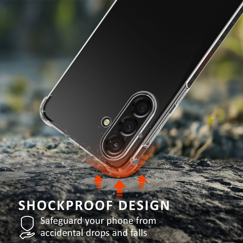 kalibri Hülle kompatibel mit Samsung Galaxy A56 5G Case - Handyhülle mit 2x Glas Schutz Folie - Cover Handyhülle