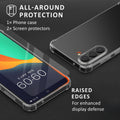 kalibri Hülle kompatibel mit Samsung Galaxy S23 Case - Handyhülle mit 2x Glas Schutz Folie - Cover Handyhülle
