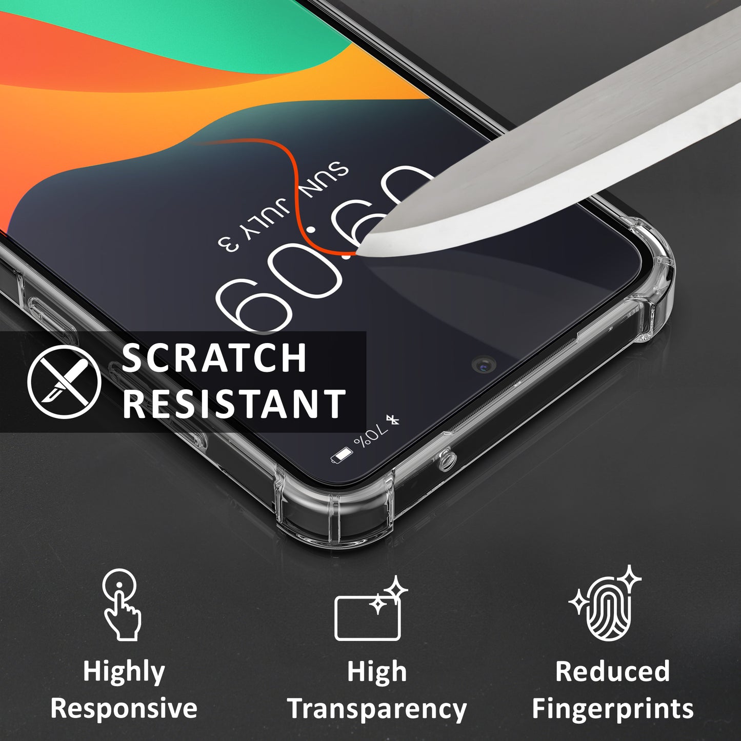 kalibri Hülle kompatibel mit Samsung Galaxy S23 Case - Handyhülle mit 2x Glas Schutz Folie - Cover Handyhülle