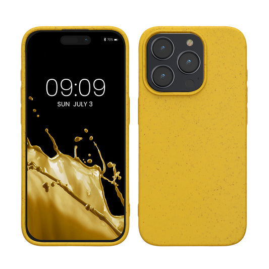 iPhone 15 Pro Handyhülle Naturfaser Matt