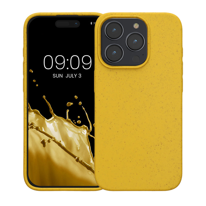 iPhone 15 Pro Handyhülle Naturfaser Matt