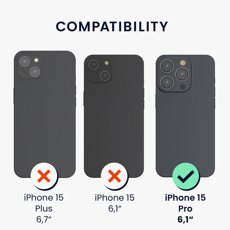 iPhone 15 Pro Handyhülle Naturfaser Matt