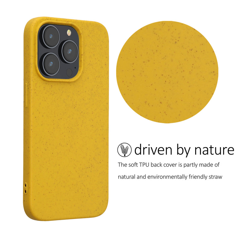 iPhone 15 Pro Handyhülle Naturfaser Matt