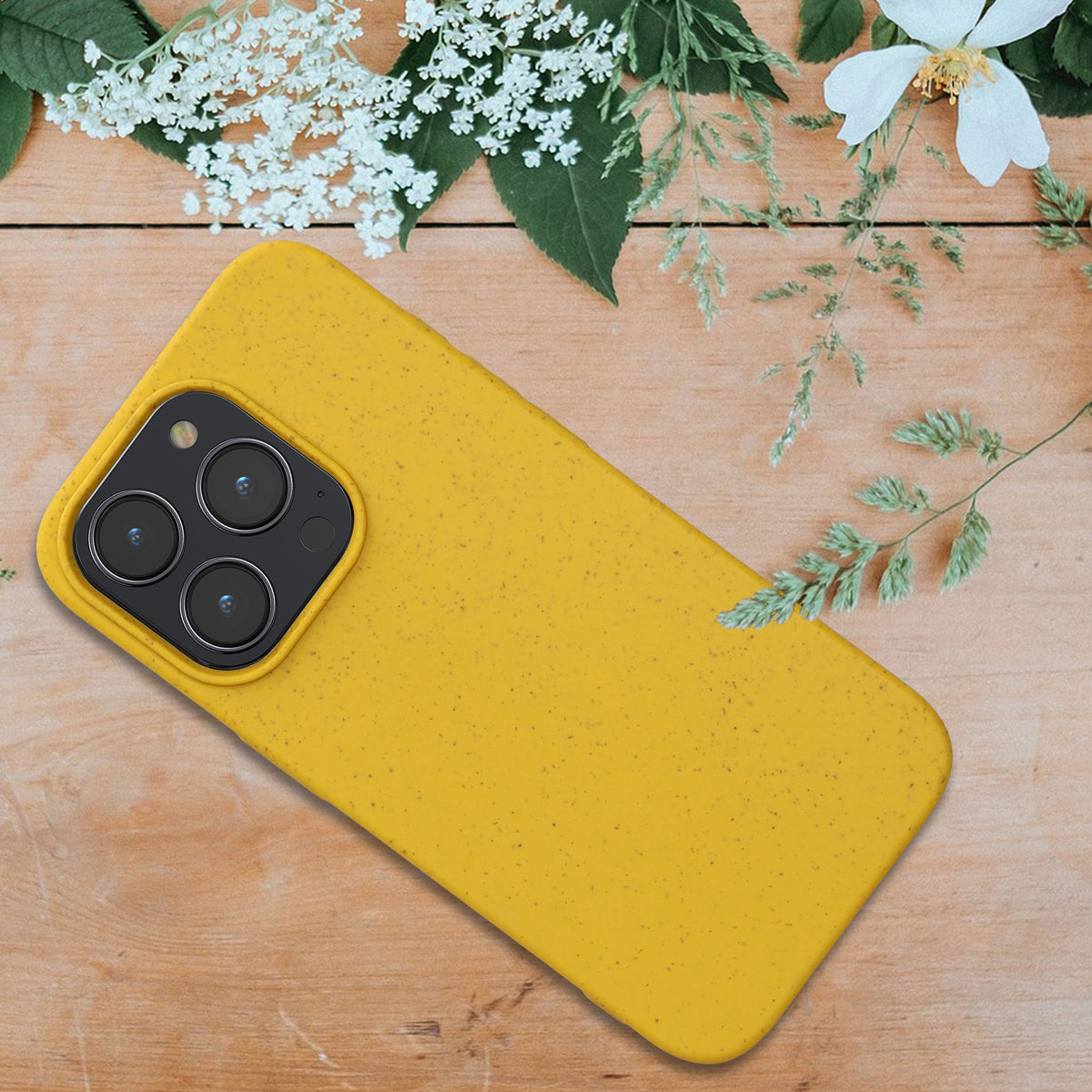 iPhone 15 Pro Handyhülle Naturfaser Matt