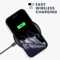 kalibri Hülle kompatibel mit Apple iPhone 15 Pro Hülle - Silikon Case kompatibel mit MagSafe - Cover mit Stand Fingerhalter