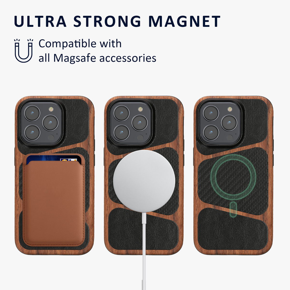 kalibri Hülle kompatibel mit Apple iPhone 14 Pro Handyhülle Case kompatibel mit MagSafe Zubehör