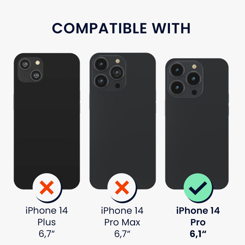 kalibri Hülle kompatibel mit Apple iPhone 14 Pro Handyhülle Case kompatibel mit MagSafe Zubehör