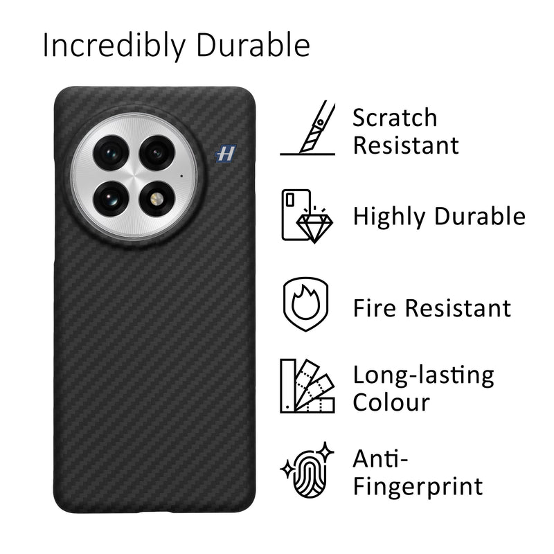 OnePlus 13 Handyhülle Carbon Schwarz