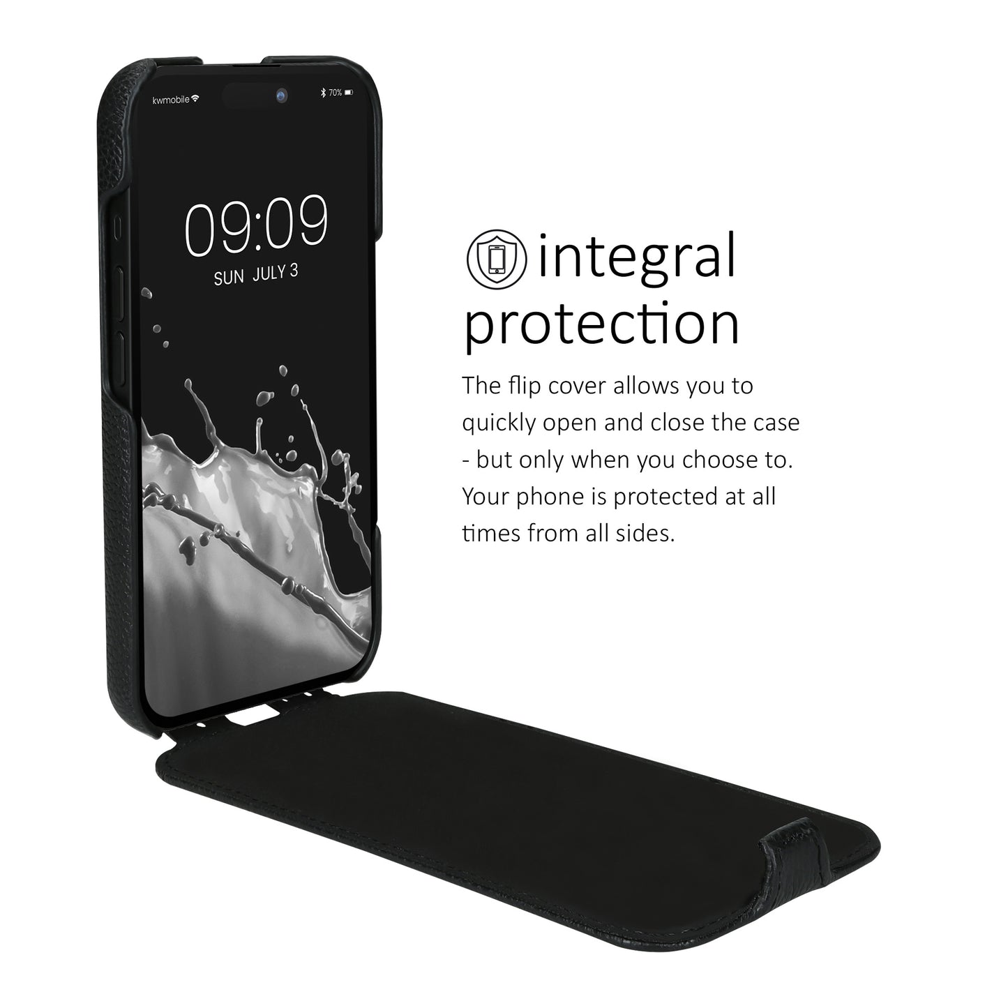 kalibri Flip Hülle Ultra Slim kompatibel mit Apple iPhone 16