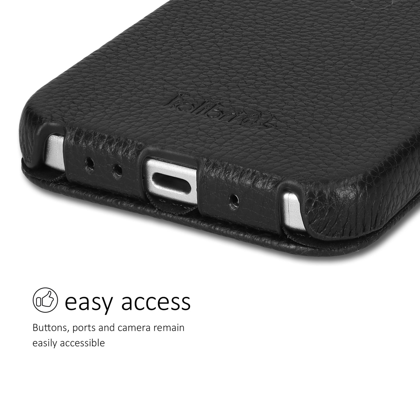 kalibri Flip Hülle Ultra Slim kompatibel mit Apple iPhone 16 Pro Max