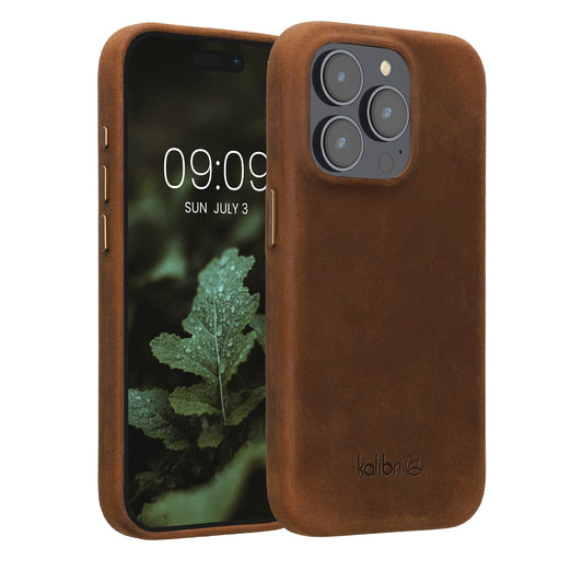 kalibri Schutzhülle kompatibel mit Apple iPhone 15 Pro - Hardcover Handy Cover Case