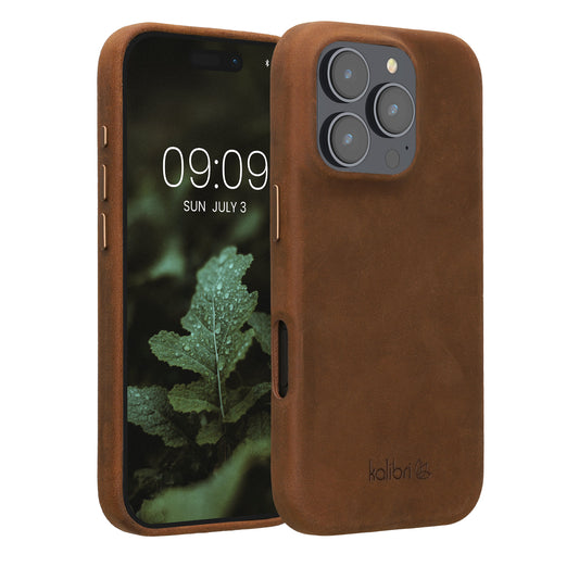 kalibri Schutzhülle kompatibel mit Apple iPhone 16 Pro - Hardcover Handy Cover Case