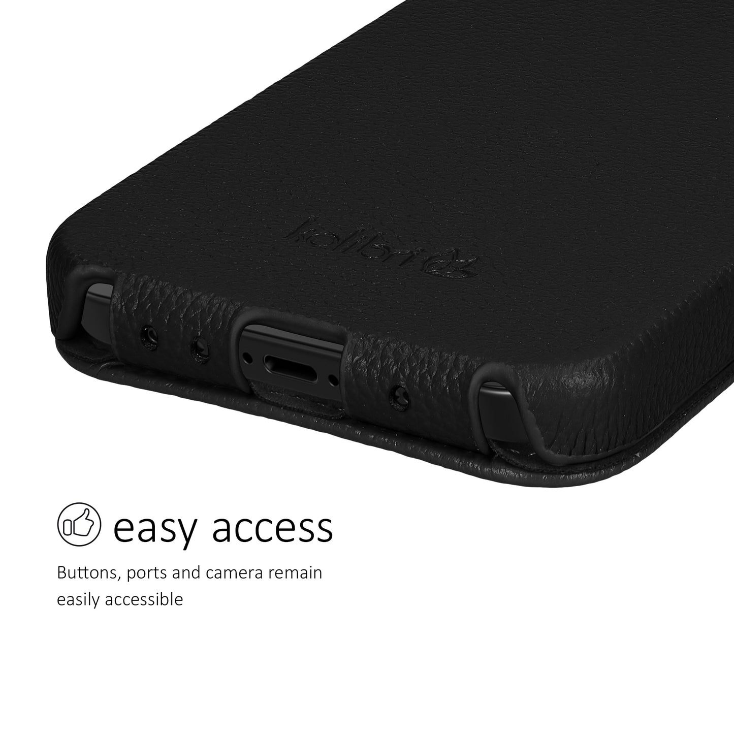 kalibri Flip Hülle Ultra Slim kompatibel mit Apple iPhone 17e / iPhone 16e