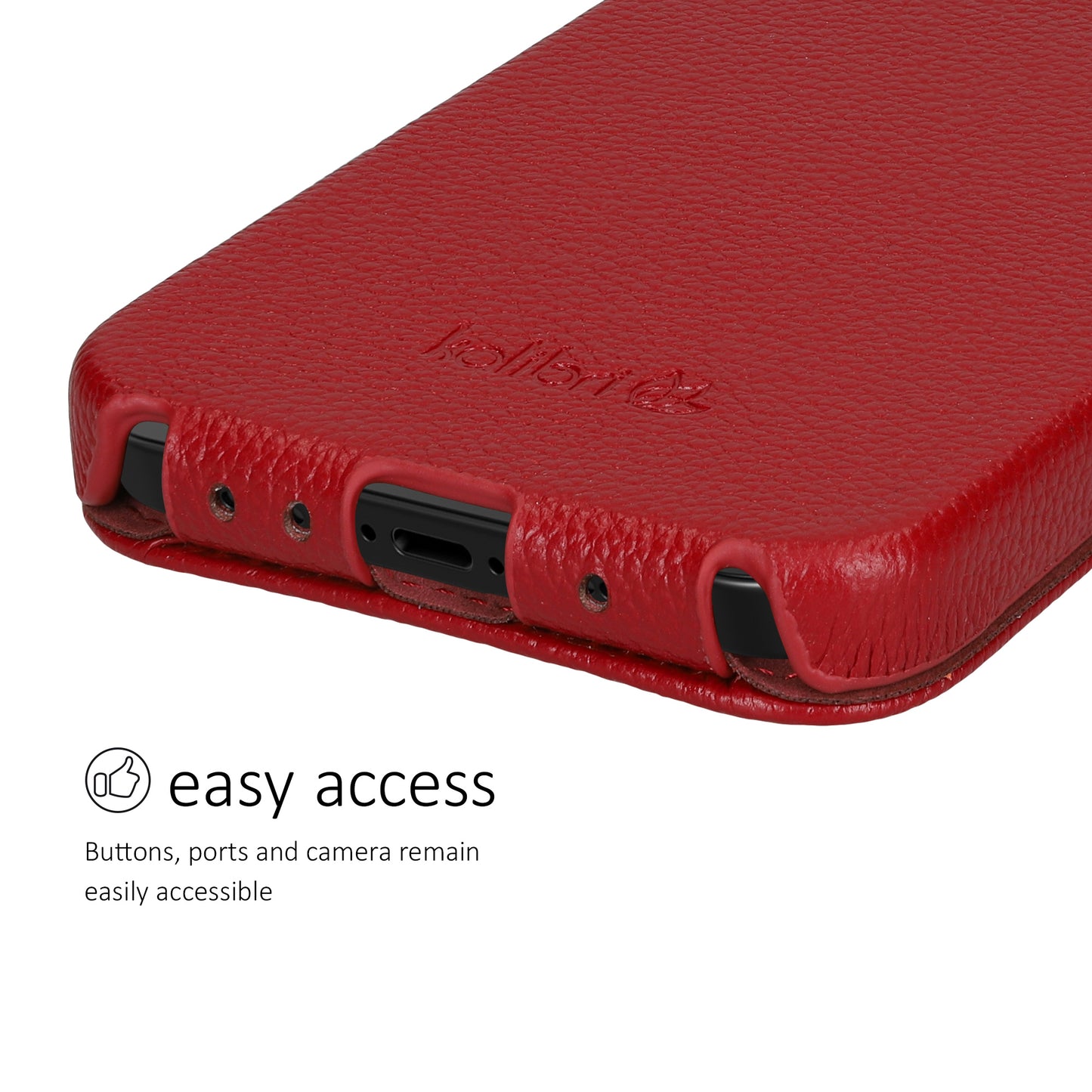 kalibri Flip Hülle Ultra Slim kompatibel mit Apple iPhone 17e / iPhone 16e