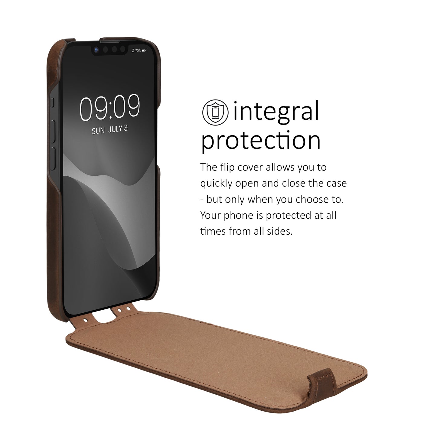 kalibri Flip Hülle Ultra Slim kompatibel mit Apple iPhone 17e / iPhone 16e