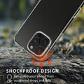 kalibri Hülle kompatibel mit Apple iPhone 16 Pro Max Case - Handyhülle mit 2x Glas Schutz Folie - Cover Handyhülle