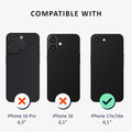 kalibri Hülle kompatibel mit Apple iPhone 17e / iPhone 16e Case - Handyhülle mit 2x Glas Schutz Folie - Cover Handyhülle