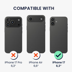 iPhone 17 Handyhülle + 2x Schutzglas Transparent