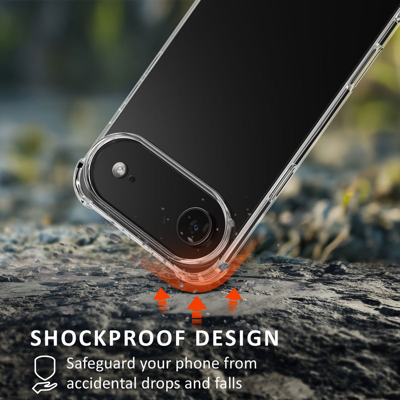 kalibri Hülle kompatibel mit Apple iPhone Air Case - Handyhülle mit 2x Glas Schutz Folie - Cover Handyhülle