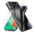 kalibri Hülle kompatibel mit Apple iPhone 17 Pro Case - Handyhülle mit 2x Glas Schutz Folie - Cover Handyhülle