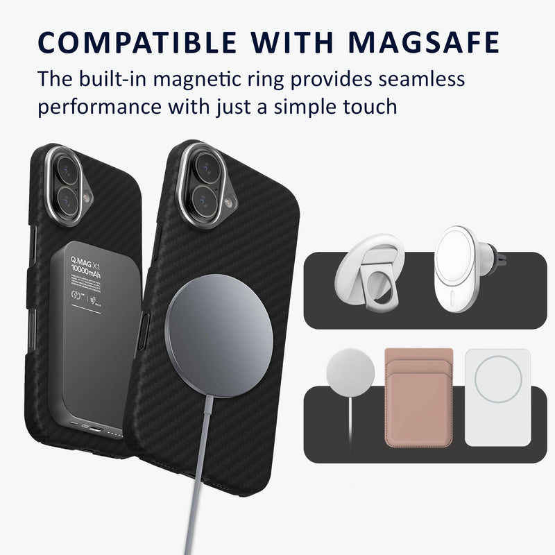 kalibri Hülle für iPhone 17 - Cover Case Handyhülle - Kompatibel mit MagSafe