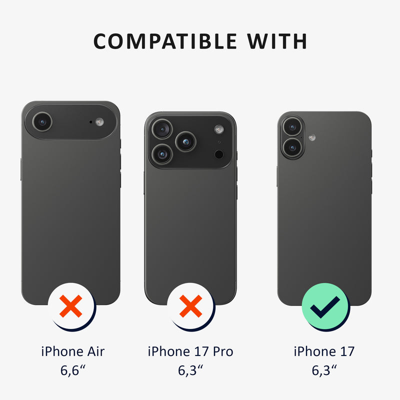 kalibri Hülle für iPhone 17 - Cover Case Handyhülle - Kompatibel mit MagSafe