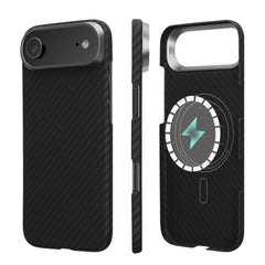 iPhone Air mit MagSafe Handyhülle Carbon Schwarz