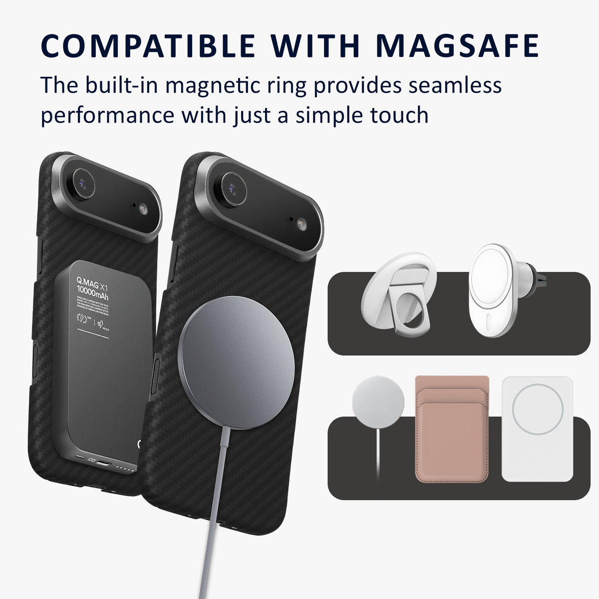 kalibri Hülle für Apple iPhone Air Hülle - Cover Case Handyhülle - Kompatibel mit MagSafe