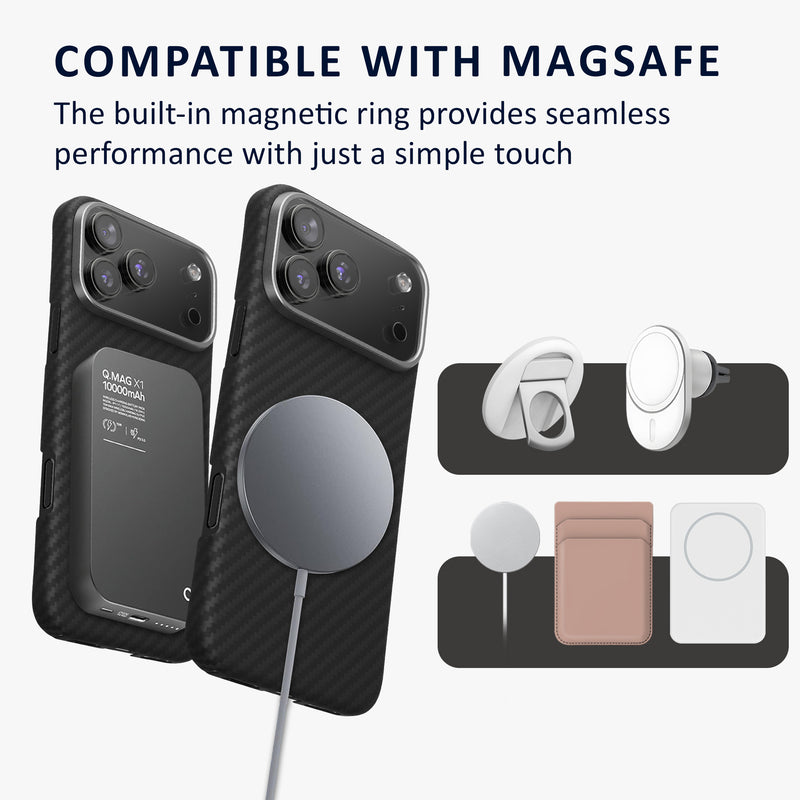 kalibri Hülle für iPhone 17 Pro Max Hülle - Cover Case Handyhülle - Kompatibel mit MagSafe