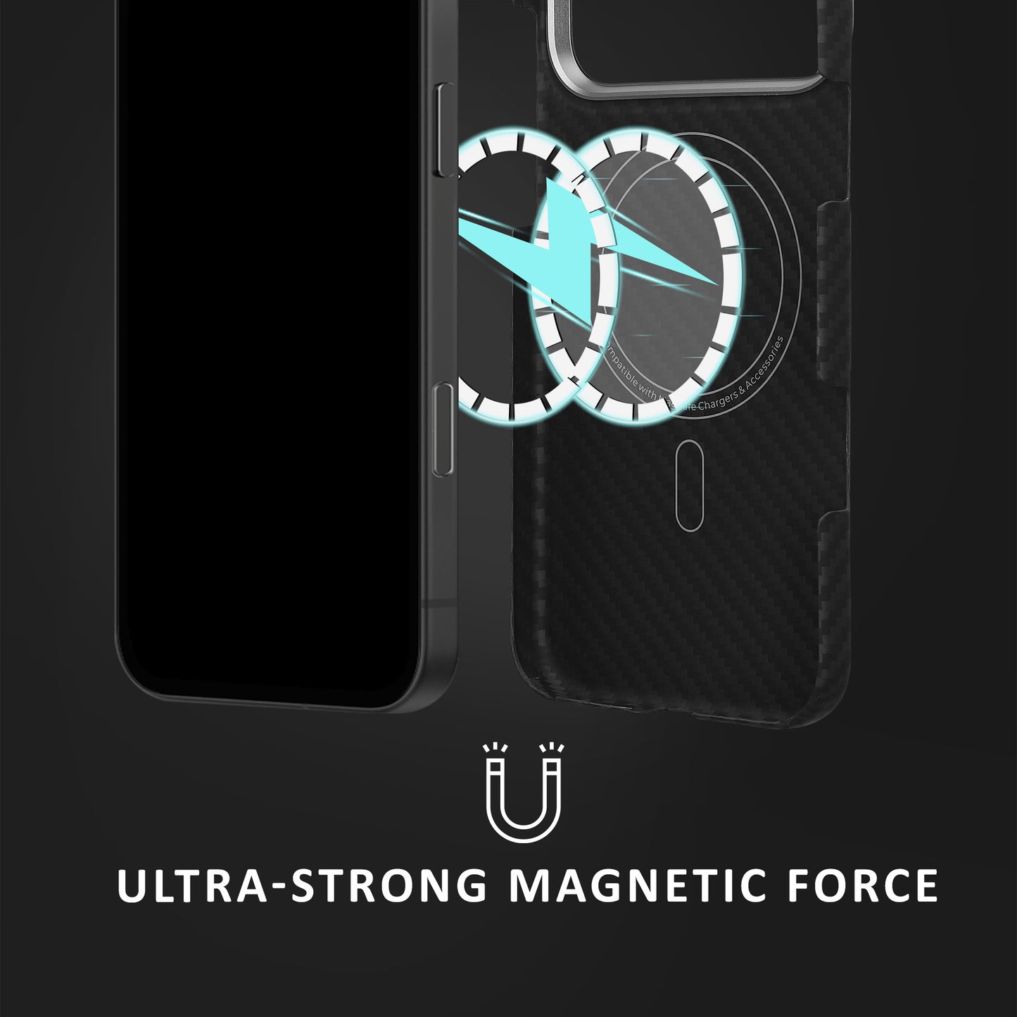 kalibri Hülle für iPhone 17 Pro Max Hülle - Cover Case Handyhülle - Kompatibel mit MagSafe
