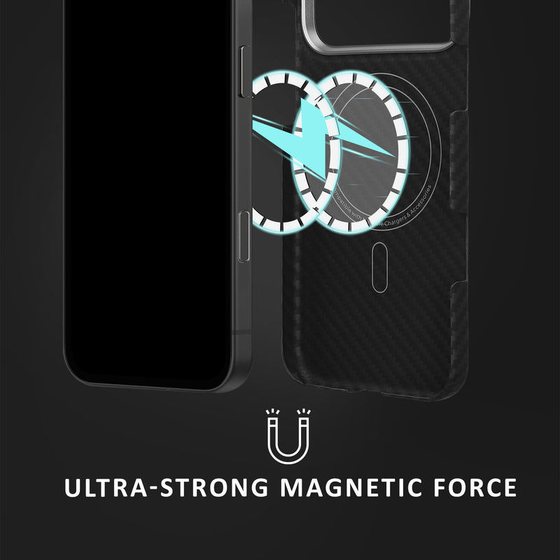 kalibri Hülle für iPhone 17 Pro Max Hülle - Cover Case Handyhülle - Kompatibel mit MagSafe