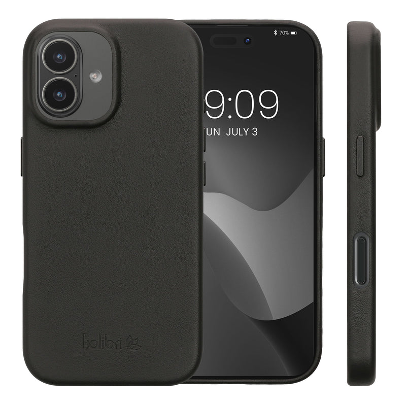 iPhone 17 Echtleder Handyhülle Hardcase