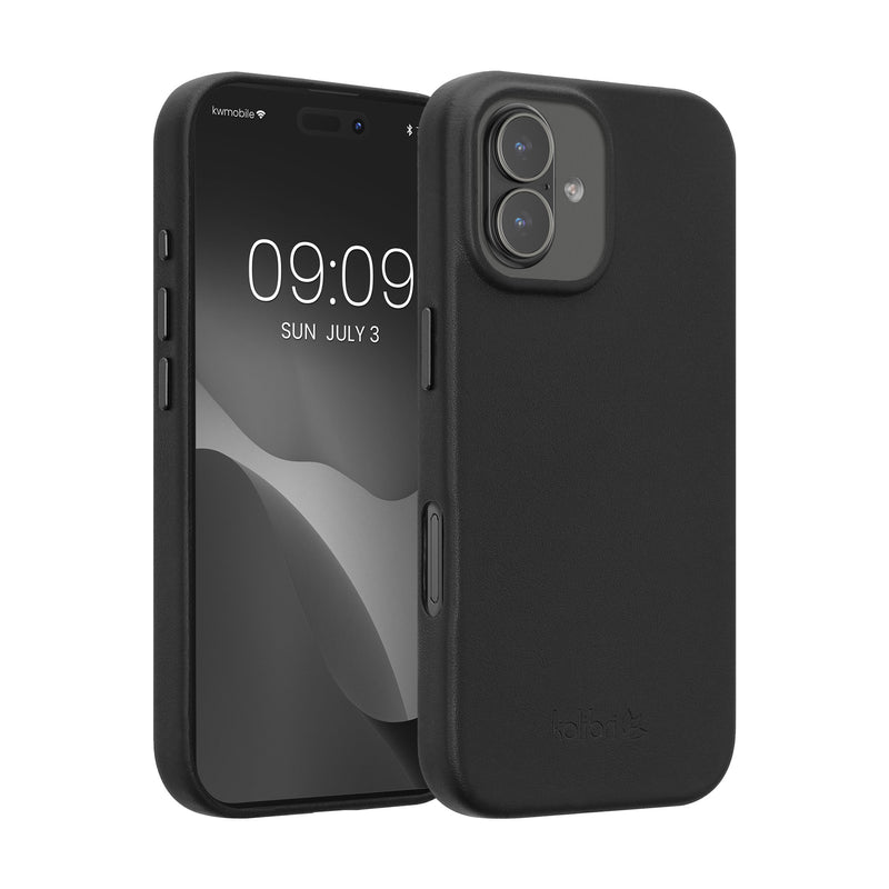 iPhone 17 Echtleder Handyhülle Hardcase