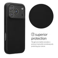iPhone 18 Pro / iPhone 17 Pro Echtleder Handyhülle Hardcase