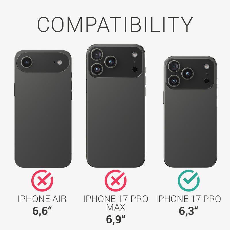 iPhone 18 Pro / iPhone 17 Pro Echtleder Handyhülle Hardcase