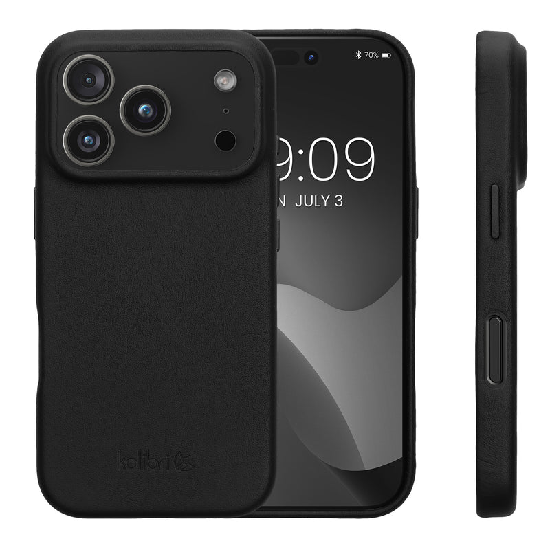 iPhone 18 Pro / iPhone 17 Pro Echtleder Handyhülle Hardcase