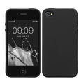 kwmobile Hülle kompatibel mit Apple iPhone 4 / 4S Hülle - Cover geeignet für kabelloses Laden