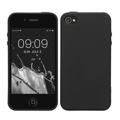 iPhone 4 / 4S Handyhülle Silikon Schwarz