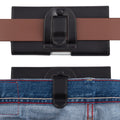 kwmobile Gürteltasche Hülle für Handys mit Gürtelclip - 16,2 x 8,5 cm Gürtel Case mit Gürtelschlaufe