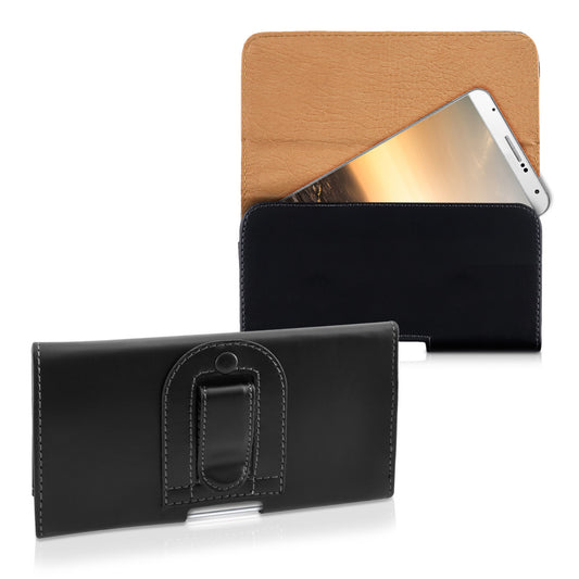 kwmobile Gürteltasche Hülle für Handys mit Gürtelclip - 16,2 x 8,5 cm Gürtel Case mit Gürtelschlaufe