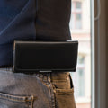 kwmobile Gürteltasche Hülle für Handys mit Gürtelclip - 16,2 x 8,5 cm Gürtel Case mit Gürtelschlaufe