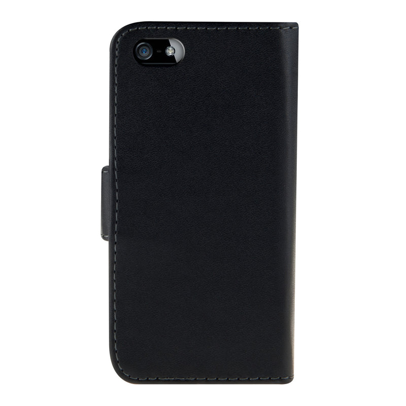 kwmobile Wallet Case Hülle kompatibel mit Apple iPhone SE (1.Gen 2016) / iPhone 5 / iPhone 5S - Cover Flip Tasche mit Kartenfach
