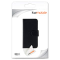 kwmobile Wallet Case Hülle kompatibel mit Apple iPhone SE (1.Gen 2016) / iPhone 5 / iPhone 5S - Cover Flip Tasche mit Kartenfach