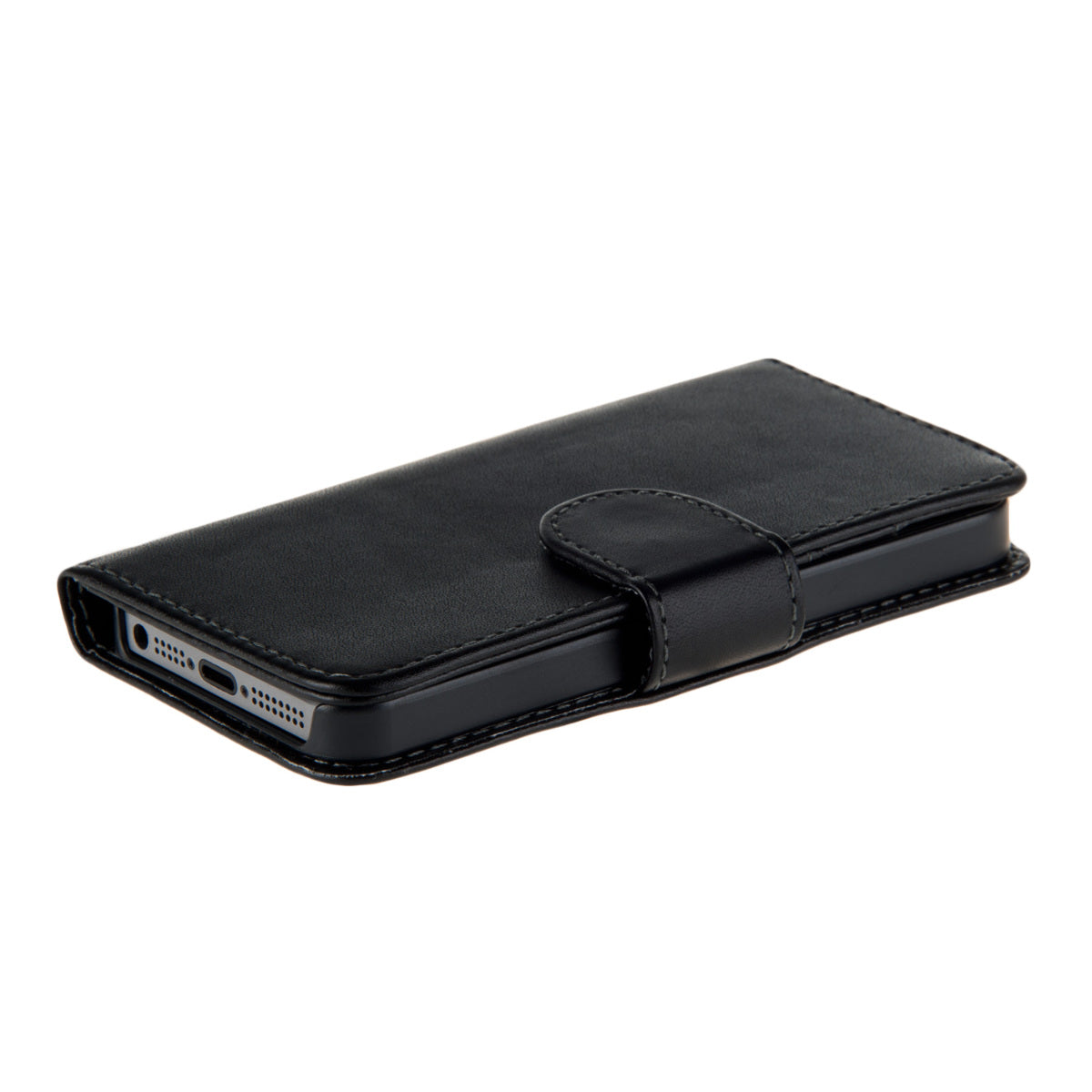 kwmobile Wallet Case Hülle kompatibel mit Apple iPhone SE (1.Gen 2016) / iPhone 5 / iPhone 5S - Cover Flip Tasche mit Kartenfach