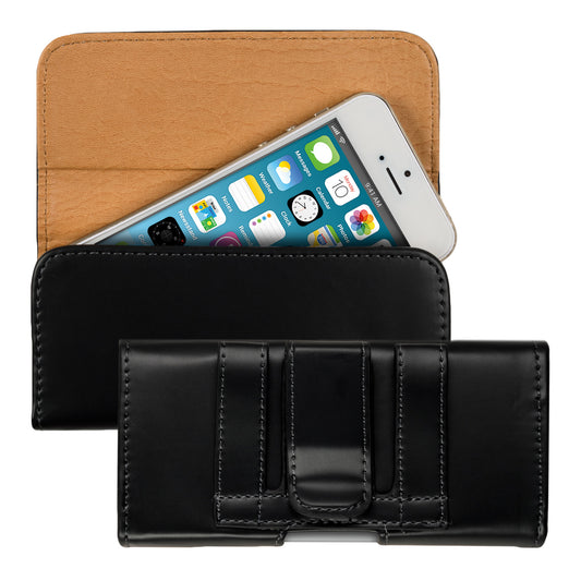 kwmobile Gürteltasche Hülle für Handys mit Gürtelclip - 13,2 x 6,5 x 1,3 cm Case mit Gürtelschlaufe