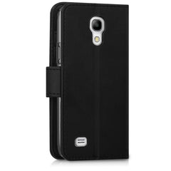 Samsung Galaxy S4 Mini Kunstleder Handyhülle mit Kartenfach