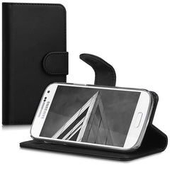 Samsung Galaxy S4 Mini Kunstleder Handyhülle mit Kartenfach